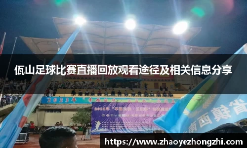 佤山足球比赛直播回放观看途径及相关信息分享